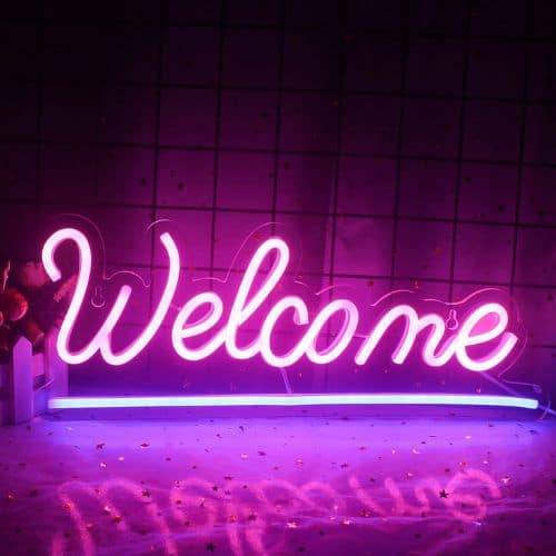 Welcome Neon Light